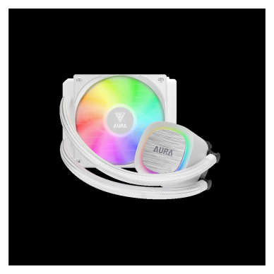GAMDIAS AURA GL120 V2 WH White Edition 120mm  RGB 1 Fanlı CPU Sıvı Soğutma(1923)