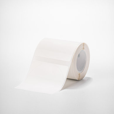 NIIMBOT T50 Etiket 50mm x 50mm (Tek Kolonda 1li) 150 adet Beyaz Yuvarlak (B1 B21S B3S B21 PRO)(1923)