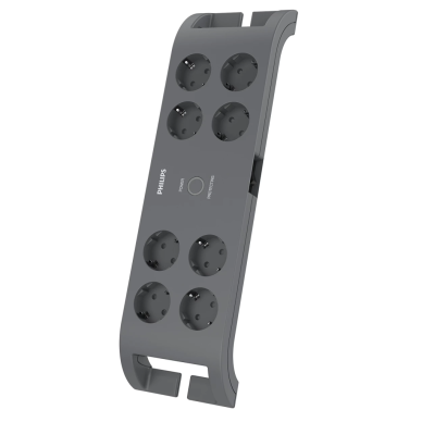PHILIPS SPN3180A/62 8 Soket Akım Korumalı Priz 900 Joules 2Mt Kablo (Gri)(1923)
