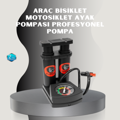 Ayak Basmalı Hava Pompası Şişme Ürünler ve Lastikler İçin