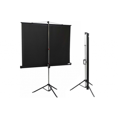 Codegen TX-20 TRIPOD PROJEKSİYON PERDESİ 200X200 (Arkası Siyah Fonlu - Taşınabilir Ayaklı Model)(1923)