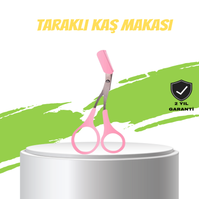 Taraklı Kaş Düzeltme Makası – Hassas Şekillendirme ve Kolay Kullanım