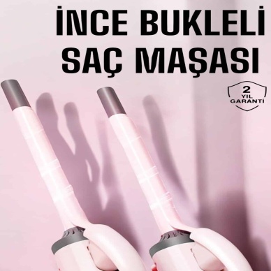 Saç Maşası 10MM İnce Bukle Taşınabilir Saç Kıvırma Çubuğu