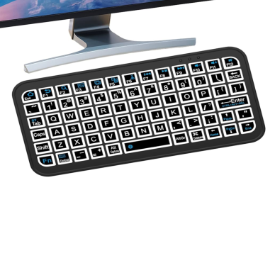 Şarjlı Kablosuz Mini RGB Klavye Uzun Pil Ömürlü