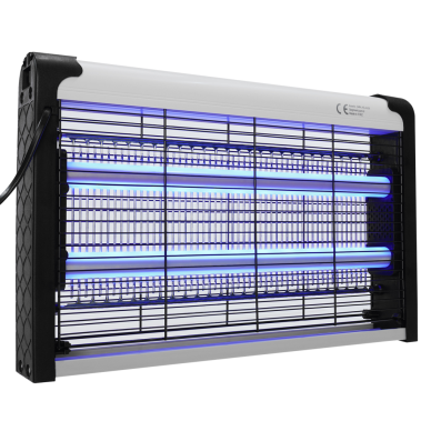 ASONIC AS-A29 Siyah 6W 2000V Masaüstü Zincir Askılı 2adet UV Mor Işıklı Siyah Kasa Sinek Öldürücü(1923)