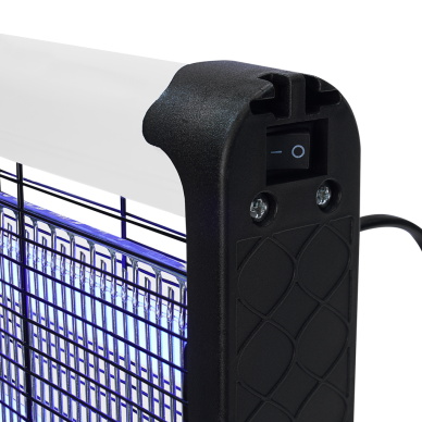 ASONIC AS-A29 Siyah 6W 2000V Masaüstü Zincir Askılı 2adet UV Mor Işıklı Siyah Kasa Sinek Öldürücü(1923)