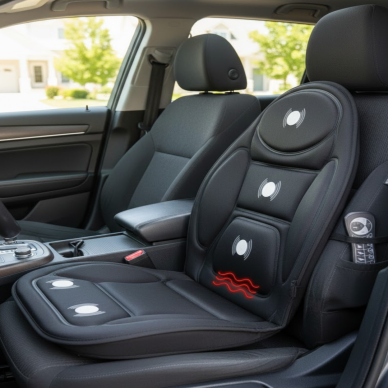 Araç ve Ev Uyumlu Masaj Koltuk Minderi Uzaktan Kumandalı