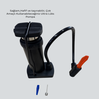 Çok Amaçlı Ayak Pompası Dayanıklı Pratik Hava Pompası