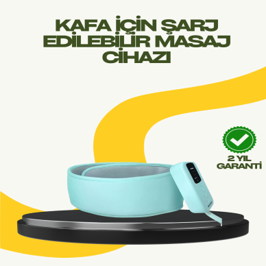 Isıtmalı Baş Masaj Aleti Rahatlatıcı ve Stres Giderici Tasarım