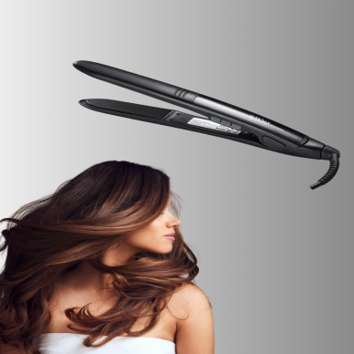 2025 Isı Ayarlı Titanyum Kaplama Seramik Plakalı Saç Düzleştirici Dijital Ekranlı A Kalite