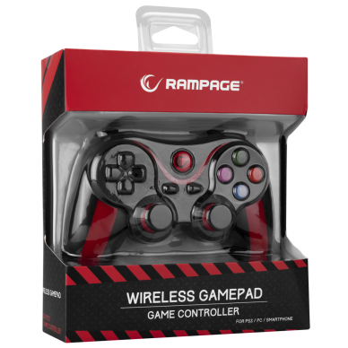 RAMPAGE SG-R707 PC/PS3/Akıllı Telefon/TV Box Kablosuz Bluetooth GAMEPAD(1923)