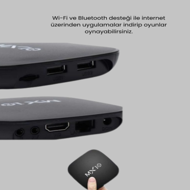 Android 4K TV Box – Wi-Fi Bluetooth Dolby Ses 60 FPS Ultra HD