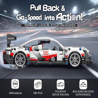 9055-3  TOYSE TOYS BRİCKS SPEED GRİ -EKN