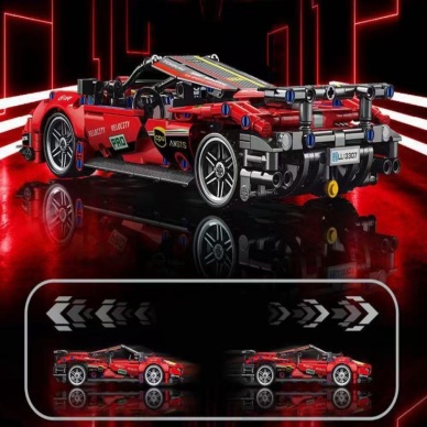 9055-7  TOYSE TOYS BRİCKS SPEED KIRMIZI -EKN