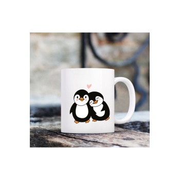 Sevgili Penguenler Kupa Bardak