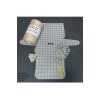 Çanta Örgü Kiti (33X18CM) Polyester No.4 Plastik Kanvas Çanta Seti 33x18cm