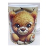 Gözlüklü Ayıcıklı Kupa Bardak 3d Efekt Ayıcık Teddy Baskılı Kupa Bardak - The Kam Concept