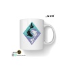 Siyah Beyaz Koi Balıkları Baskılı Kupa Bardak - TheKAM Concept Mug
