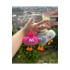 Peluş Anahtarlık - Bereli Civciv, 11 Cm (ÇANTA KOLYESİ, DİKİZ AYNASI SÜSÜ, PELUŞ OYUNCAK)