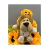 Peluş Anahtarlık - Aslan Anahtarlık, 13 Cm (ÇANTA SÜSÜ, , PELUŞ OYUNCAK) Çanta Charmı