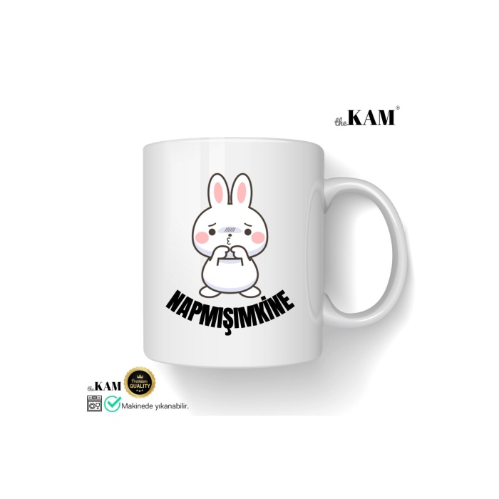 Napmışımkine Sevimli Kupa Bardak - Kam