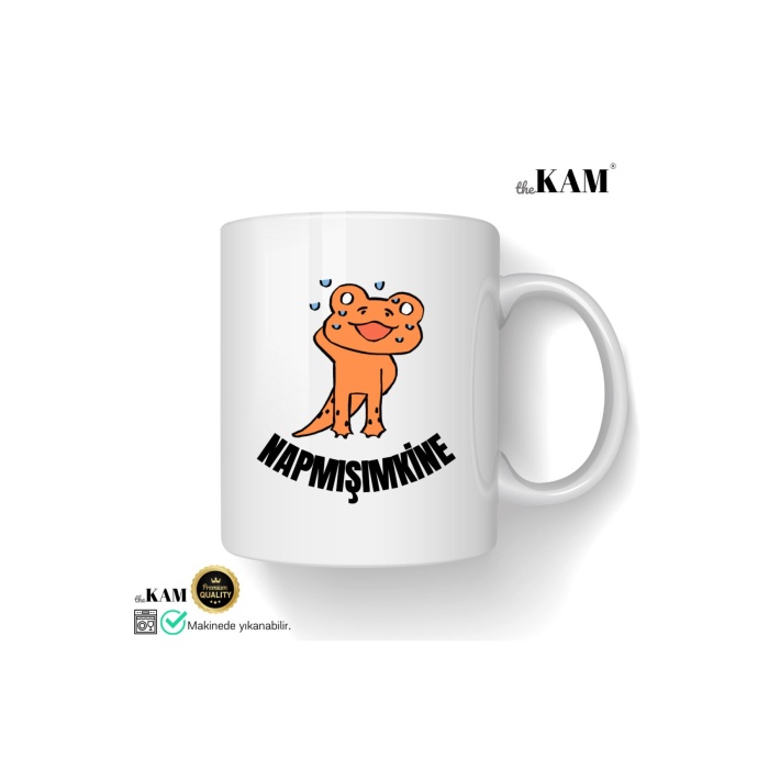 Napmışımkine Sevimli Kupa Bardak - Kam