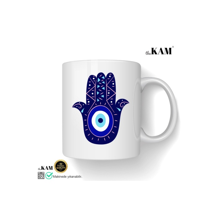 Nazar Temalı Kupa Bardak - TheKAM Concept Mug