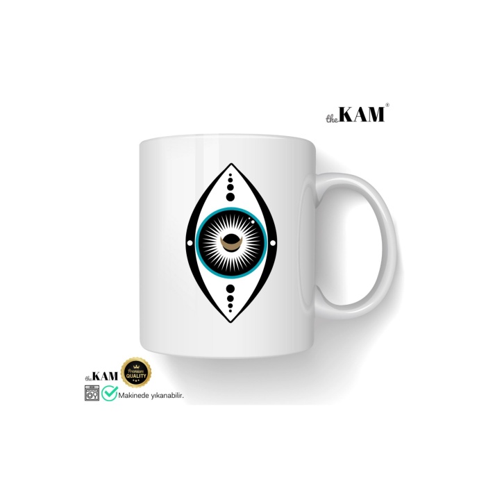 Nazar Temalı Kupa Bardak - TheKAM Concept Mug