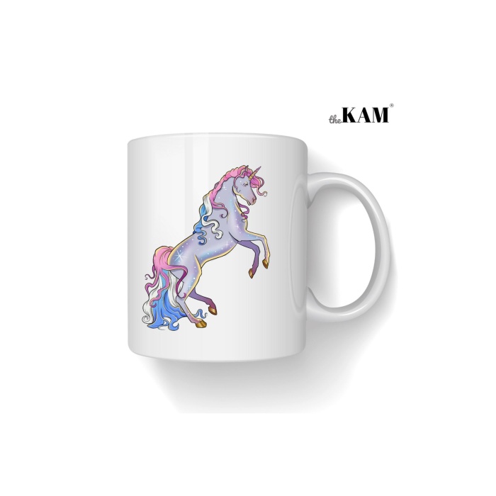 Unicorn Baskılı Kupa Bardak  - A Kalite (theKAM, Kam Concept)