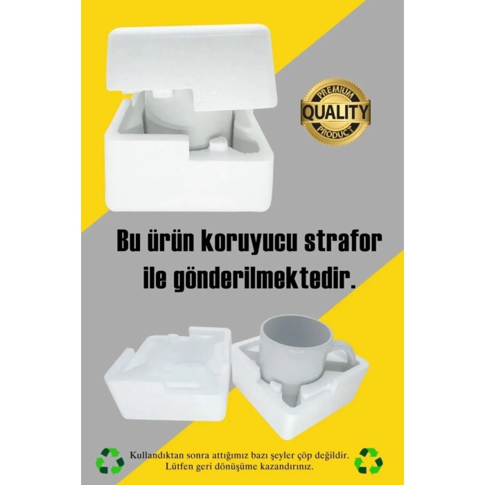 Şans Kupası - Tüm Şans Getirdiğine Inanılan Semboller Baskılı Kupa Bardak, The Kam Concept