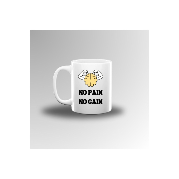 No Pain No Gain Baskılı Kupa Bardak