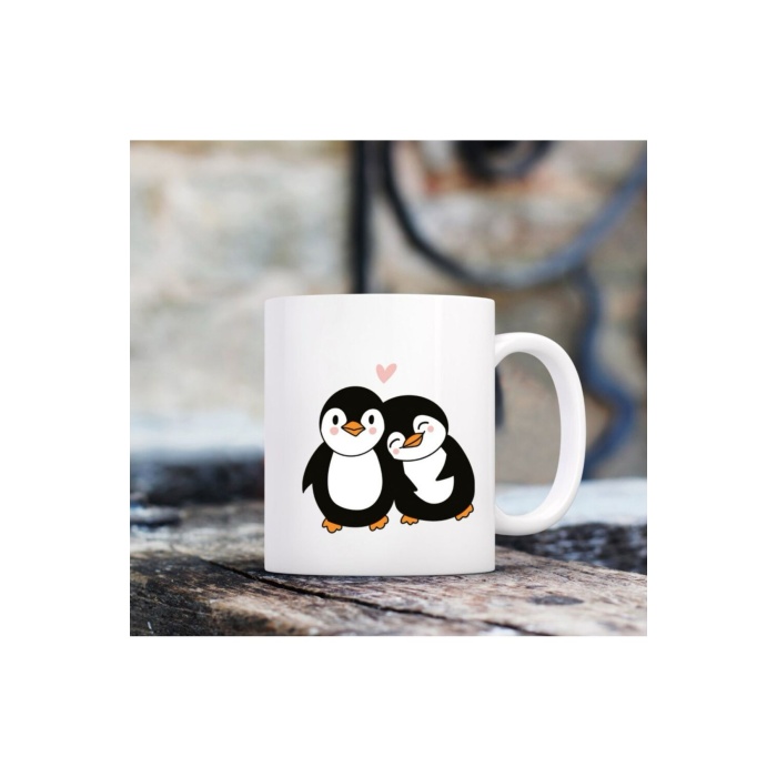 Sevgili Penguenler Kupa Bardak
