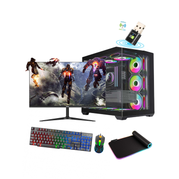 DRV-461 i5 12400F 32GB DDR5 RTX2070 Süper 1TB M.2 SSD Sıvı Soğutmalı 24 165Hz 1ms Oyun Bilgisayarı