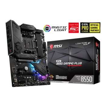 MSI MPG B550 GAMING PLUS DDR4 4400(OC)Mhz ATX AM4