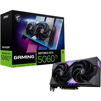 MSI GEFORCE RTX 5060 TI 8G 128BIT GAMING OC GDDR7 128B DX12 PCIE 5.0 X16 (3XDP 1XHDMI)