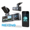 REXING R316 4K GPS WI-FI ARAC KAMERASI + 64GB SD