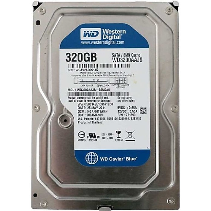 Western Digital Caviar Blue WD3200AAJS SATA 2.0 7200 RPM 3.5 320 GB Harddisk