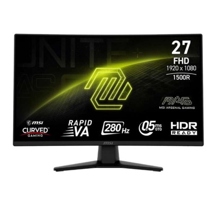 27 MSI MAG 274CXF 0.5MS 280HZ ADAPTIVESYNC FHD