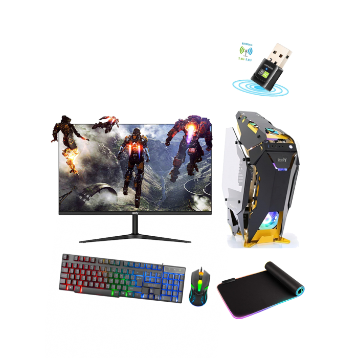 DRV-447 i5 12400F 16GB DDR5 RTX2070 Süper 512GB M.2 SSD Sıvı Soğutmalı 24 165Hz 1ms Oyun Bilgisayarı