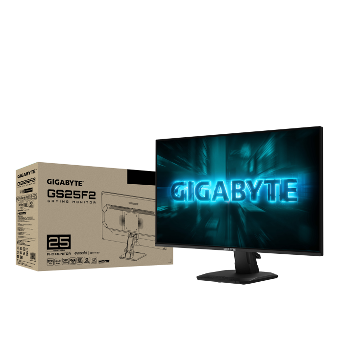24.5 GIGABYTE GS25F2A 1MS 240HZ FULL HD %120 sRGB GAMING