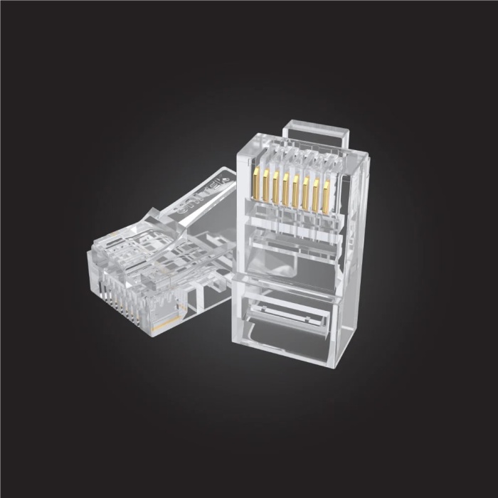 UNITEK CAT6 RJ45 MODULER 100LÜ KONNEKTÖR (Y-OT19TP)