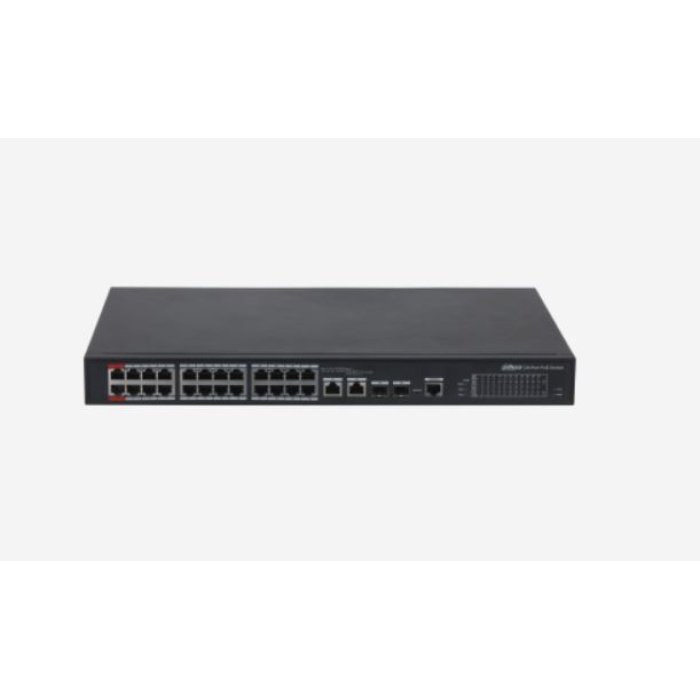DAHUA PFS4226-24ET-240 24 PORT 24XFE-2GE-2SFP YÖNETİLEBİLİR 240W POE SWİTCH