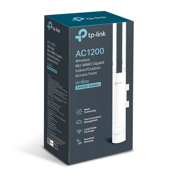 TP-LINK OMADA EAP225 AC1200 1PORT POE OUTDOOR ACCESS POINT