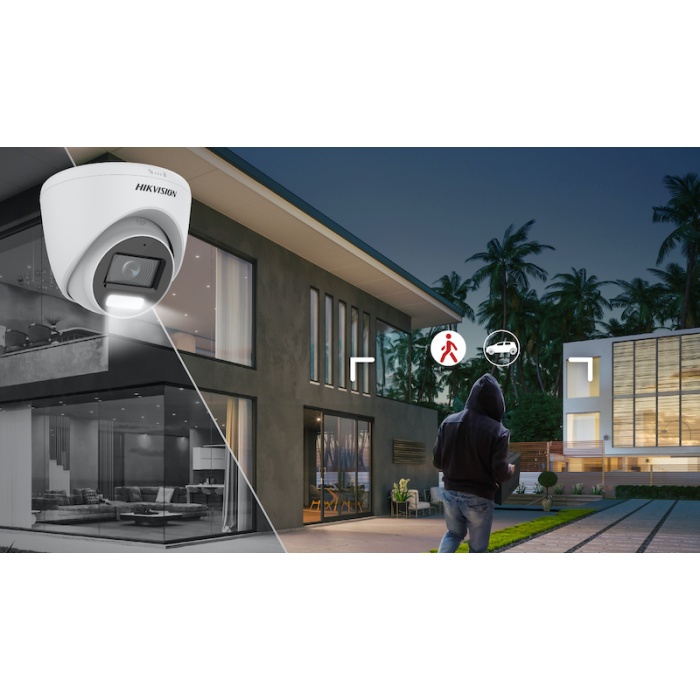 HIKVISION DS-2CD1327G2H-LIUF 2MP 2.8MM HYBRİD LİGHT SESLİ IP DOME KAMERA