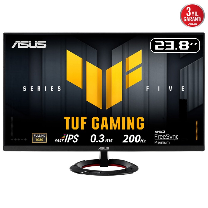 23.8 ASUS TUF GAMING VG249Q5R 200HZ 0.3MS FHD MONITOR