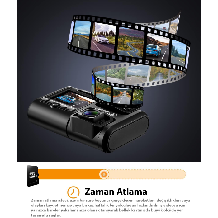 PRUVEEO D30 WI-FI 4K ARAC KAMERASI