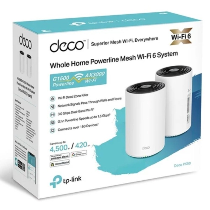 TP-LINK DECO PX50 EV WI-FI 6 SISTEMI IKILI