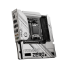 MSI B650M PROJECT ZERO AM5 DDR5 7600MHZ(OC) HDMI DP M.2 USB3.2 2.5G LAN WI-FI 6E mATX