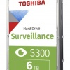 6TB TOSHIBA 5400RPM S300 SATA3 256MB 7/24 HDWT860UZSVA
