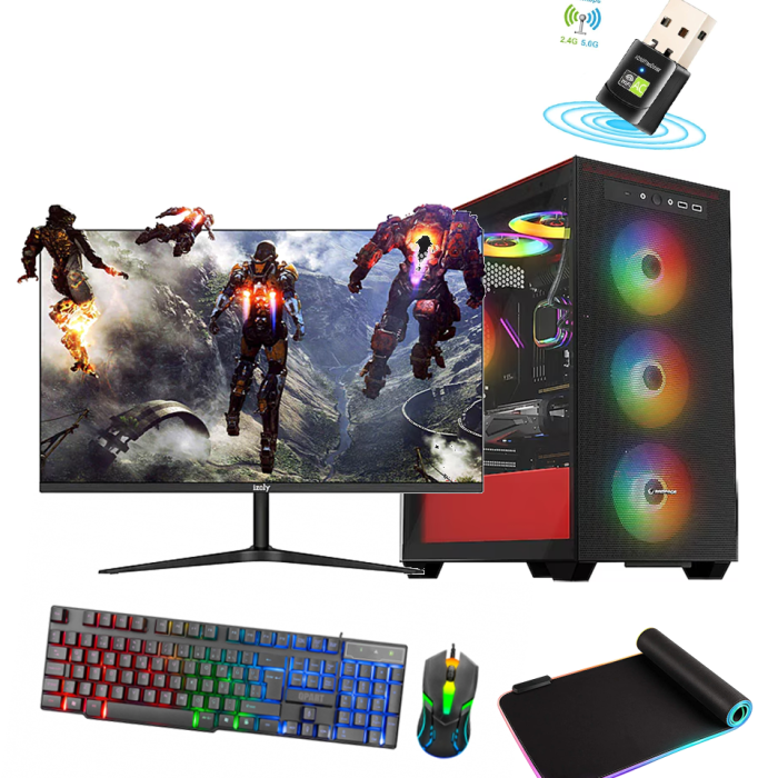 DRV-450 i5 12400F 16GB DDR5 RTX2070 Süper 512GB M.2 SSD Sıvı Soğutmalı 24 165Hz 1ms Oyun Bilgisayarı